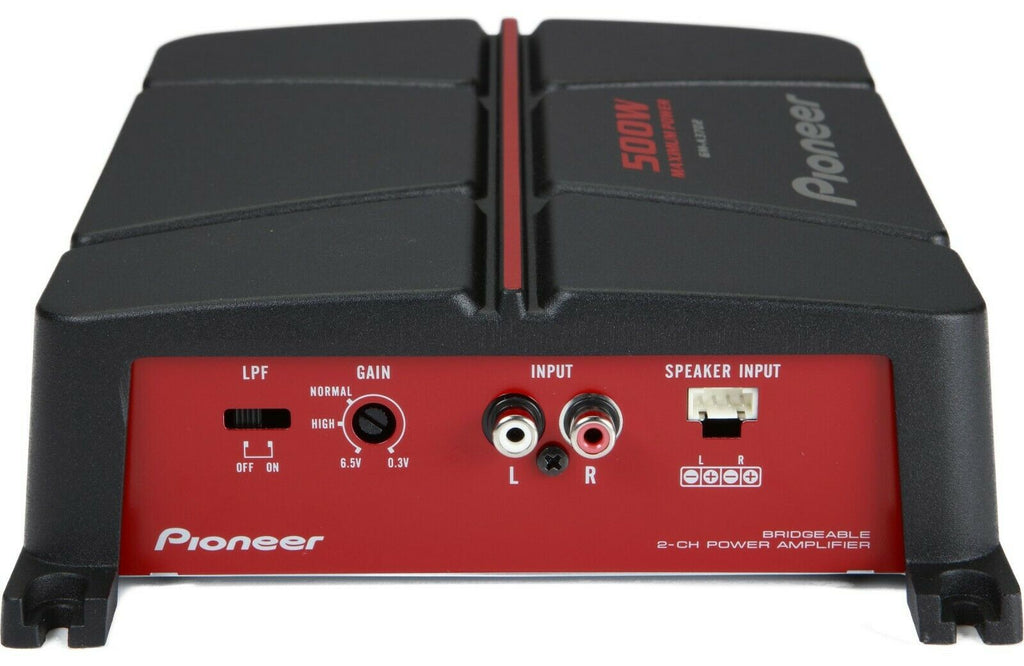 NEW Pioneer GM-A3702 500 Watt 2-Channel Class AB Car Audio Full Range Amplifier - Sellabi