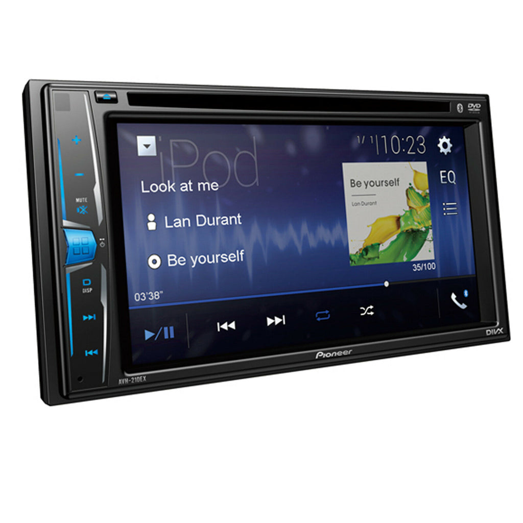 New Pioneer AVH-210EX 6.2" 2-Din Bluetooth Receiver w/ License Plate Backup Cam - Sellabi