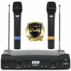 EMB Pro Dual Channels VHF Wireless Microphone Handheld HIFI Stereo ? 52APK2 - Sellabi