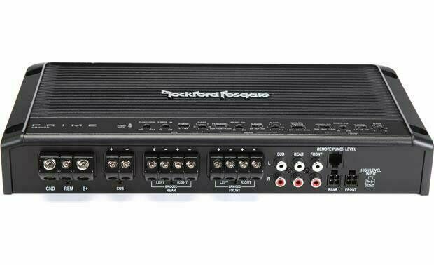 Rockford Fosgate Prime R600X5 600W 5-Channel Amplifier Class A/B + Class D (Sub) - Sellabi