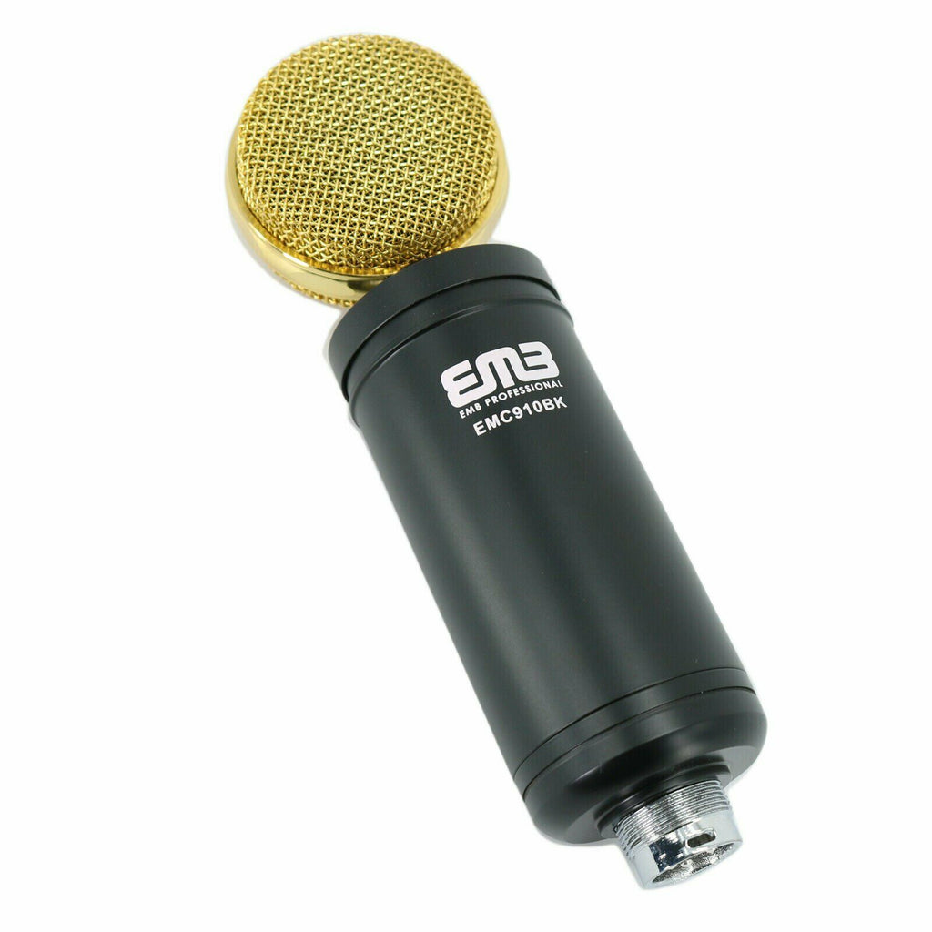 EMC910 Multi-Pattern Large Diaphragm Condenser Project Studio Microphone - Black - Sellabi