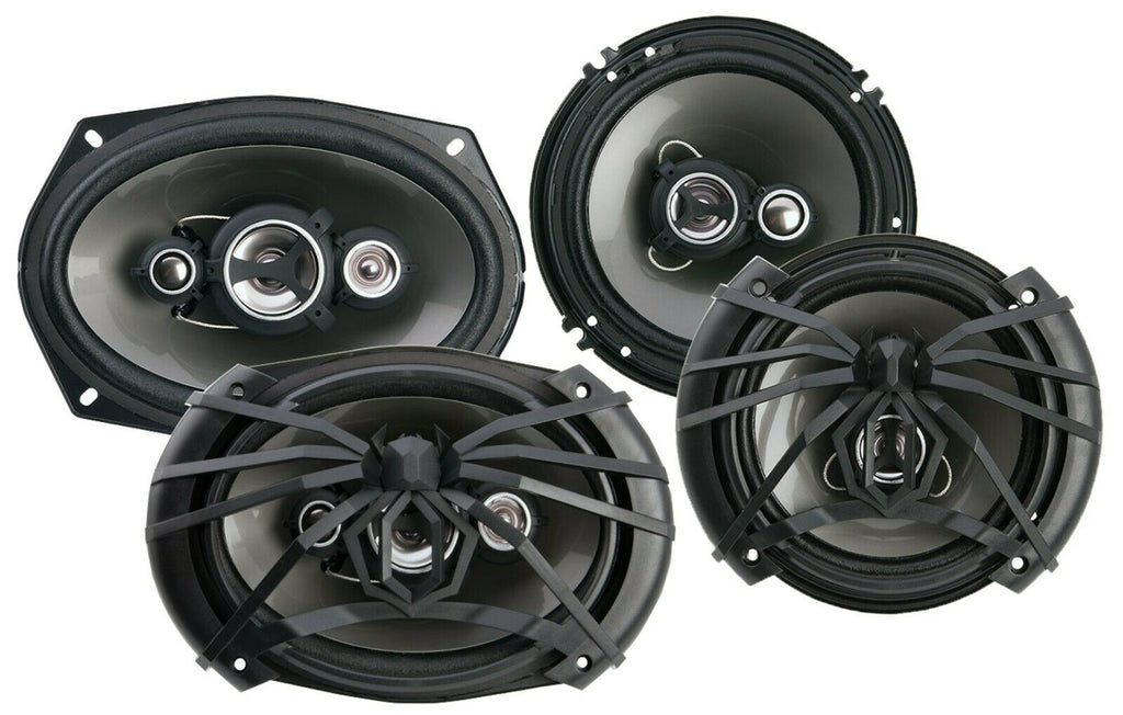 Soundstream AF.653  6.5" 300W Max 3-Way + AF.694 6x9" 500W Max 4-Way Speakers - Sellabi