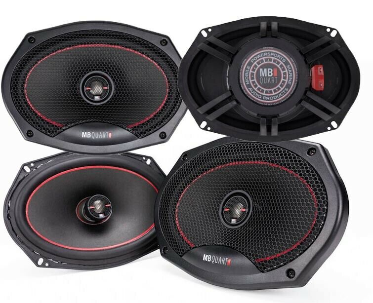 4x MB Quart RK1-169 400 Watts 6x9" Reference 2-Way Coaxial Car Audio Speakers - Sellabi