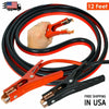 EMB 12 Ft 6 Gauge Heavy Duty Power Booster Cable Emergency Car Battery Jumper - Sellabi