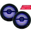 2x Gravity 350 Watts 6-1/2" 2-Way Marine Boat Audio Speakers 6.5" / BLACK LED - Sellabi