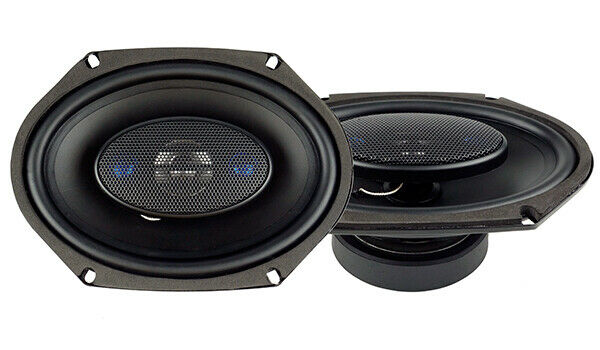 2x Blaupunkt GTX680 300W 6x8" 4-Way 4-Ohm Max Power Coaxial Speakers - NEW - Sellabi