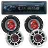 Blaupunkt Irvine70 1 Din MP3 Receiver USB + 4x Soundxtreme ST-603 700W Speakers - Sellabi