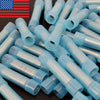 100 Pack 16-14 Gauge Wire Cable Butt Connectors Blue Nylon AWG Crimp Terminal UL - Sellabi