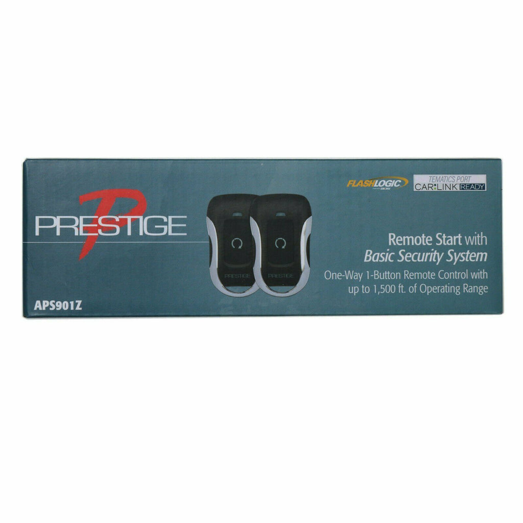 Prestige APS901Z One-Way 1-Button 1500 FT Range Remote Start FCLAN Compatible - Sellabi