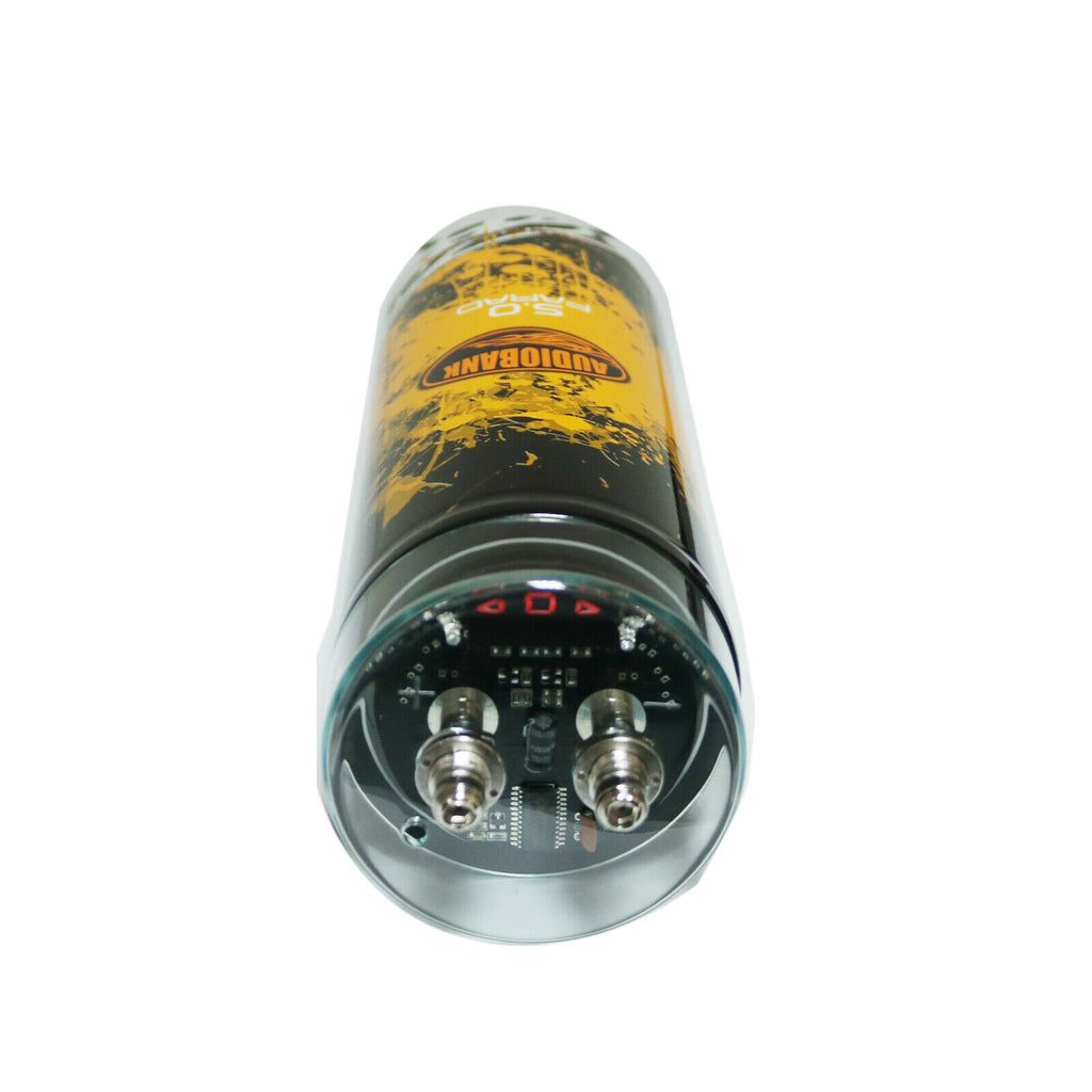 Audobank AB-5.0 5 Farad Capacitor Car Audio Power 12V Digital 3 Digit Display - Sellabi