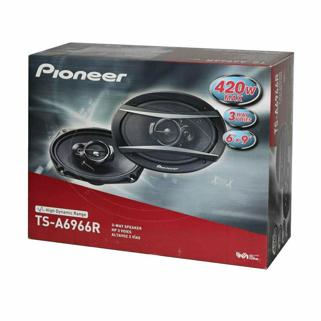 Pioneer 1 PAIR TS-A6966R 6x9" Inch 3-Way 420W Car Coaxial Audio Stereo Speakers - Sellabi