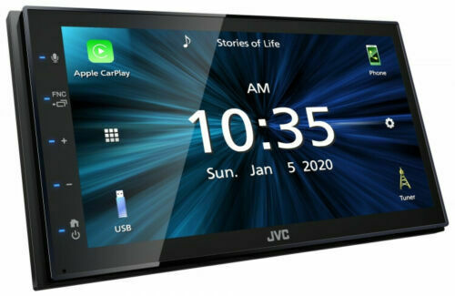 JVC KW-M56BT 6.8" DIGITAL MULTIMEDIA STEREO APPLE CARPLAY ANROID W/ REAR CAM 95C - Sellabi