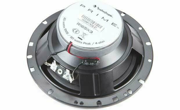 2x Rockford Fosgate Prime R165X3 180W 6.5" 3-Way Full-range Coaxial Speakers - Sellabi