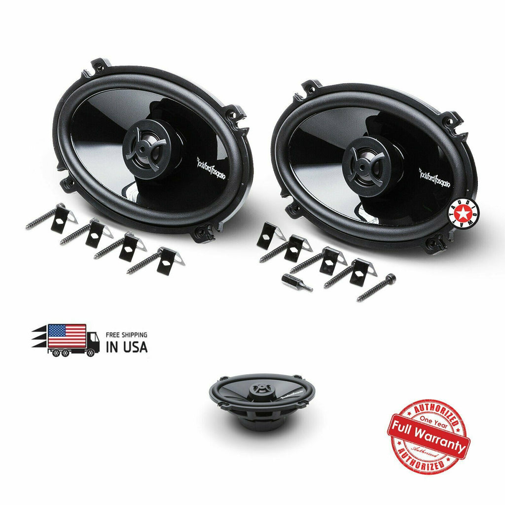 Rockford Fosgate P1462 140W 4x6" 2-Way 4-Ohm Full Range Speakers Punch Series - Sellabi