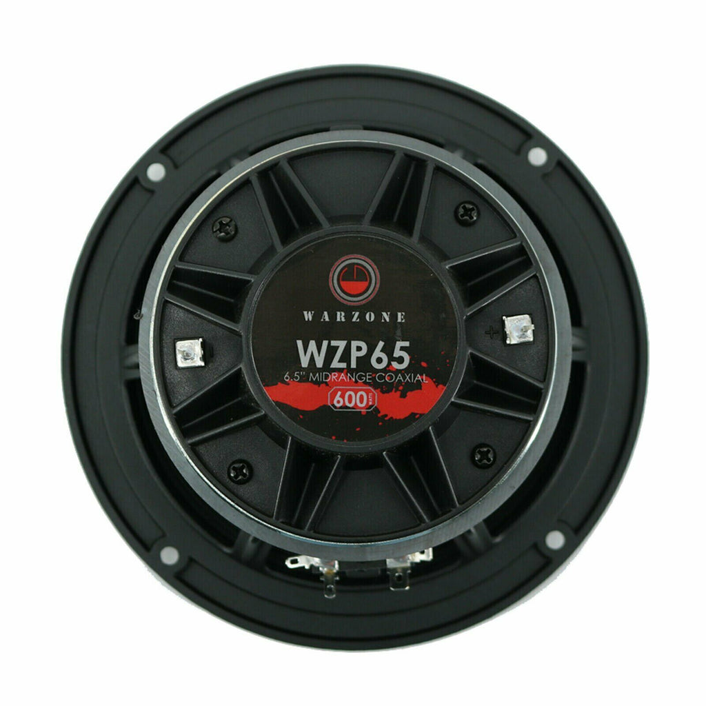 1x Gravity WZP65 6.5" 600 Watts 4-Ohm Midrange Coaxial Loud Speakers Car Audio - Sellabi