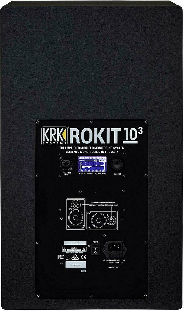 KRK RP10-3 Rokit G4 Tri-Amp 10" Studio Monitor + TH02 Headphone + Phone Holder - Sellabi