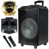 EMB 1200W Portable KARAOKE PARTY PA DJ SPEAKER SYSTEM  /Mic / SD/ USB/ Bluetooth - Sellabi