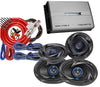 4x Autotek ATS693 6x9" + ATS525CX 5.25" Speakers +AYA1100.4 Amplifier + Amp Kit - Sellabi