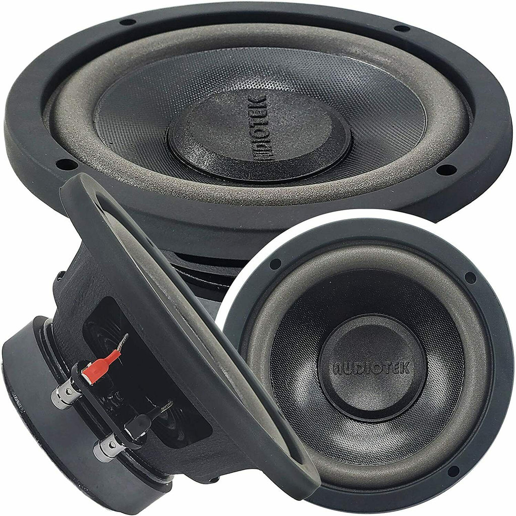 2x Audiotek K706 6" 800 Watts Car Vehicle Stereo Subwoofer Audio Speaker - Sellabi