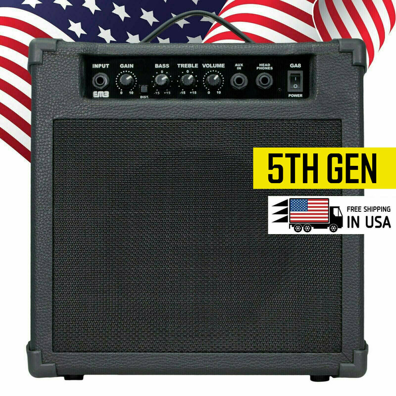 EMB 300W RMS Electric Guitar Amplifier Speaker Powerful Cabinet w/ AUX -  5TH GEN