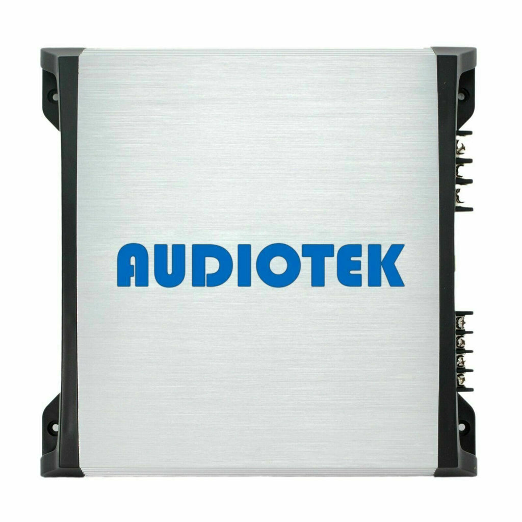 Audiotek AT900S 2 Channels 1200 Watt Bridgeable Car Amplifier + 4 Gauge Amp Kit - Sellabi