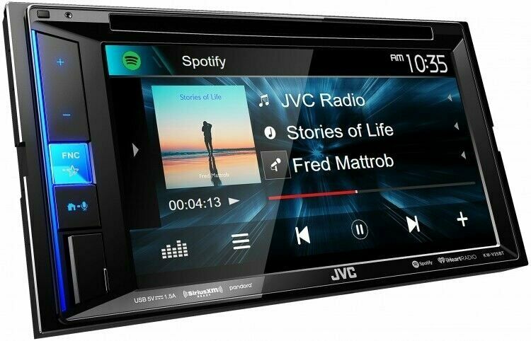 JVC KW-V25BT 6.2" Car DVD/CD  Bluetooth Monitor Sirius XM/iphone/Android +camera - Sellabi