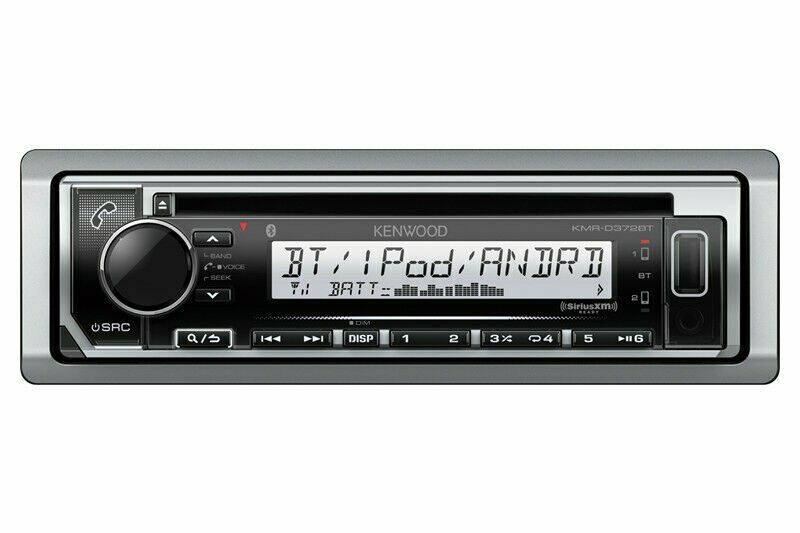 Kenwood KMR-D372BT Marine CD Player Receiver + (4) KFC-1653MRW 300W 6.5" 2-Way - Sellabi