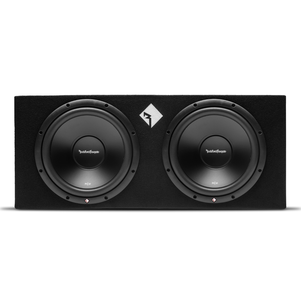 Rockford Fosgate R2-2X12 Dual Subwoofer 12" 1000W Peak Sealed Loaded Enclosure - Sellabi
