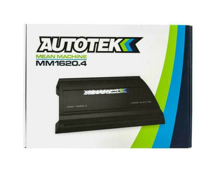 Autotek MM1620.4 Mean Machine 1600 Watt 4 Channel Bridgeable Car Audio Amplifier - Sellabi