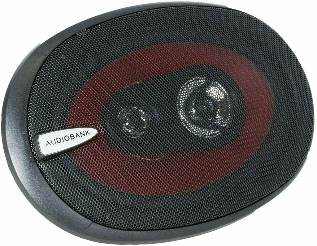 4X Audiobank AB6970 6x9" 1400 Watt 2 Pair Max 3-Way Car Audio  Coaxial Speakers - Sellabi