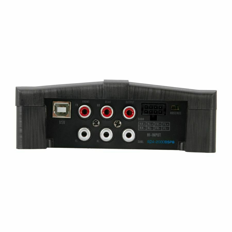 Power Acoustik RZ5-2500DSPB RAZOR Series 5-Ch 2500W Amplifier w/ Built-in DSP - Sellabi