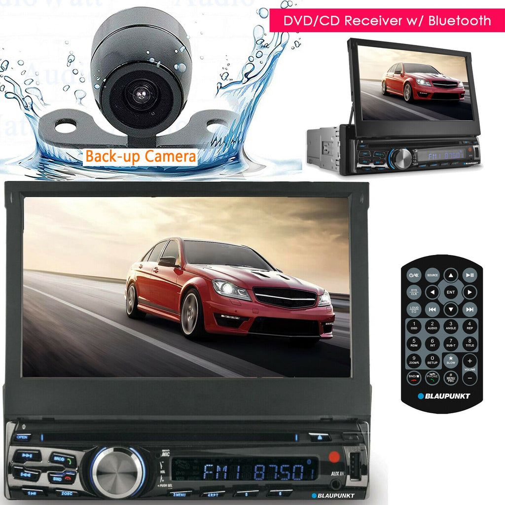 BLAUPUNKT AUS440 AUSTIN 440 7" 1-DIN DVD/CD Receiver w/ Bluetooth + Rear Cam 20C - Sellabi