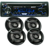 Gravity AGR-209BT CD Player w/ Bluetooth + 4x Pioneer TS-F1634R 6.5" Speakers - Sellabi