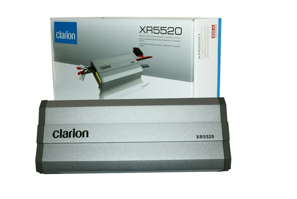 Clarion XR5520 Class D 800W RMS 5-Channel Motorcycle Amp Car Audio Amplifier - Sellabi