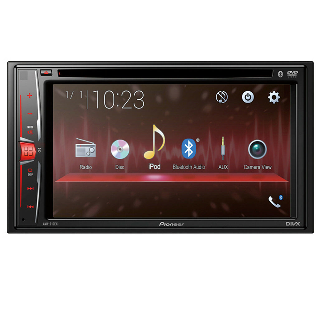 New Pioneer AVH-210EX 6.2" 2-Din Bluetooth Receiver w/ License Plate Backup Cam - Sellabi