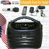 New EMB PKX5BT 300 Watts Portable Rechargeable Boom Box Speaker Black Work w/ BT - Sellabi