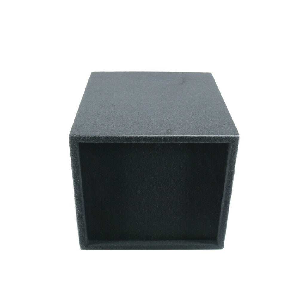 1x AUDIOTEK SINGLE 10" PORTED SUBWOOFER ENCLOSURE CAR AUDIO SPEAKER BOX 1" MDF - Sellabi