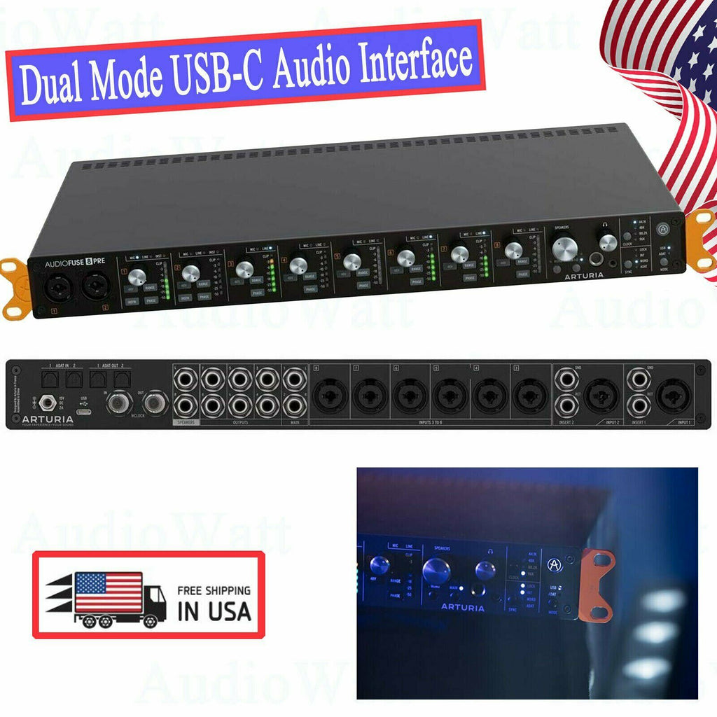 Arturia AudioFuse 8Pre Premium Analog Dual Mode USB-C Audio Interface 8 Channels - Sellabi