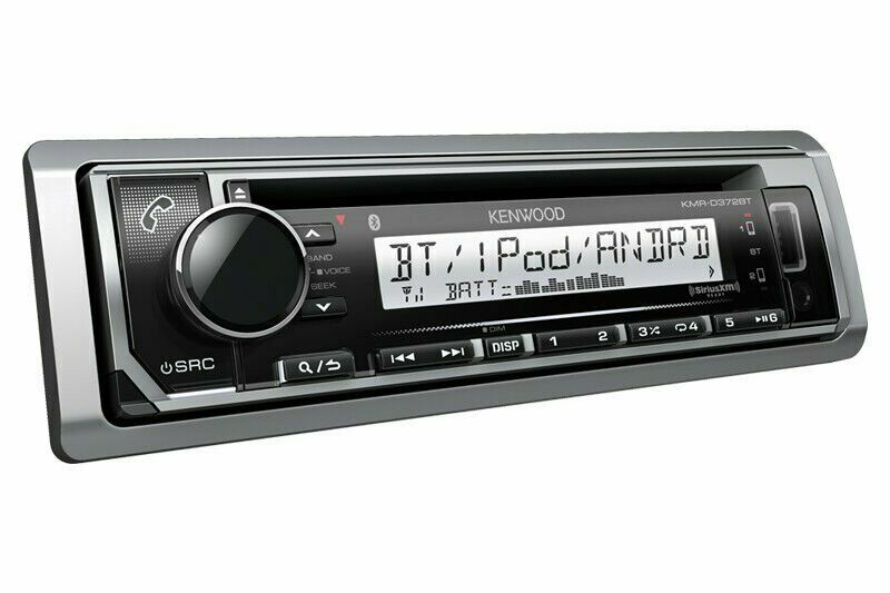 NEW Kenwood KMR-D372BT Marine Bluetooth CD Player Receiver w/USB/Android/iPhone - Sellabi
