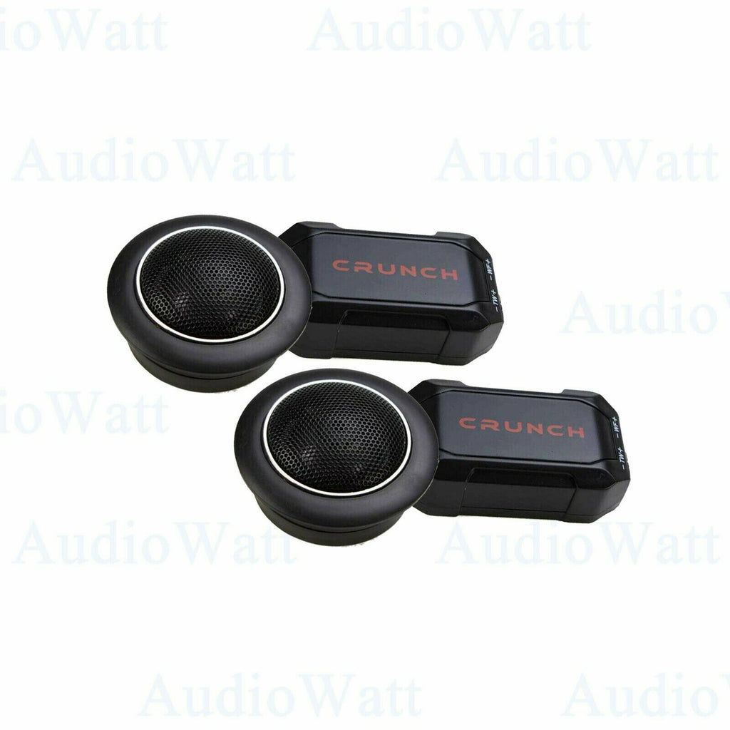 2 PAIRS - CRUNCH CS65C 6.5" 2-WAY CAR AUDIO 300 WATTS COMPONENT SPEAKERS 6-1/2" - Sellabi