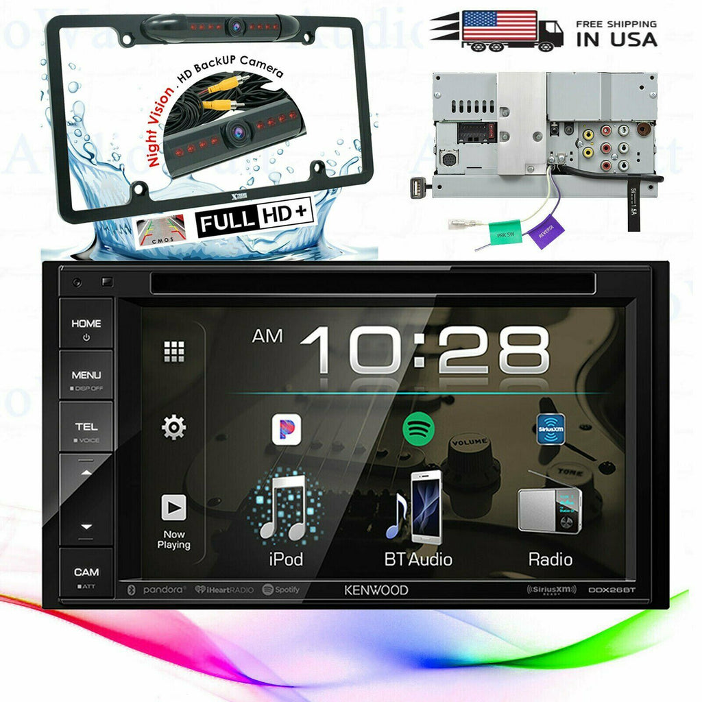Kenwood  6.2" Touchscreen Double Din DVD Receiver Bluetooth + Rear Cam - Sellabi