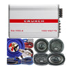 Crunch SA-1100.4 1100W 4-Ch Amplifier + 2x 6"x9" 700W 2x 6.5" 400W Speaker + Kit - Sellabi