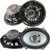 2x Crunch CS5768CX 250W 2-Way 5x7" 6x8" Speakers + 2x CS653 6.5" 3-WAY 300 WATT - Sellabi