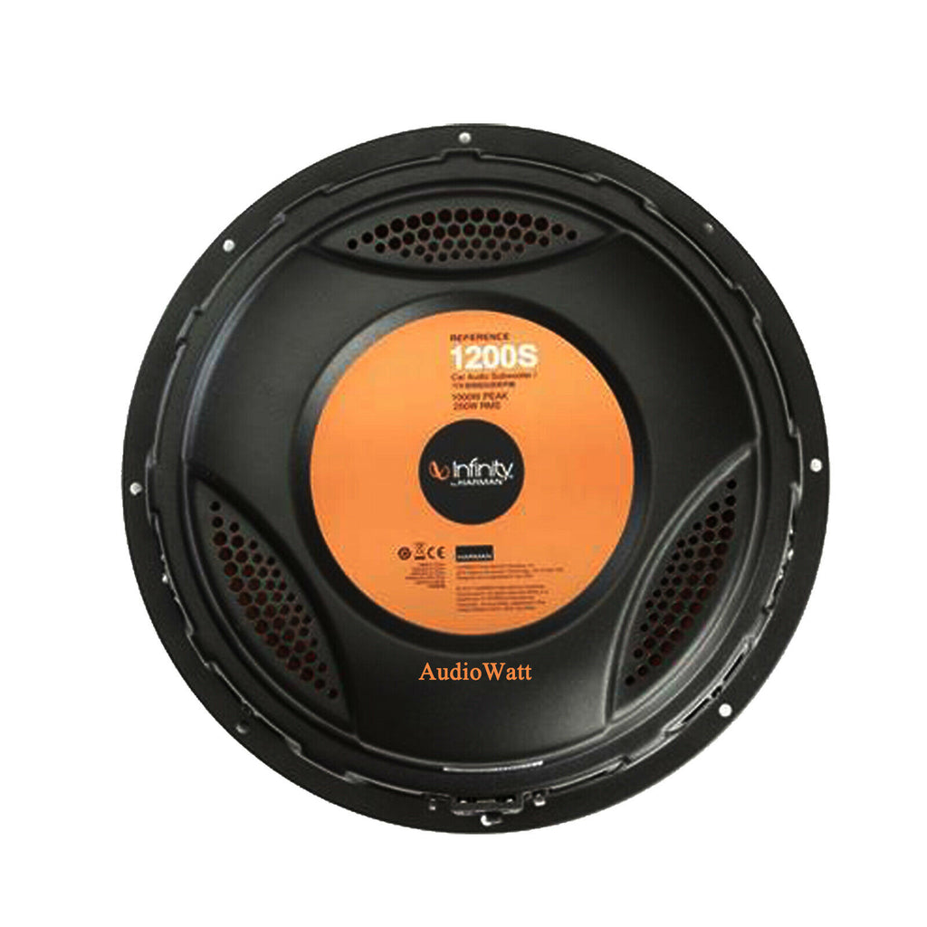 2 New Infinity REF1200S 1000 Watts DVC Shallow Mount Component 12" Subwoofer - Sellabi