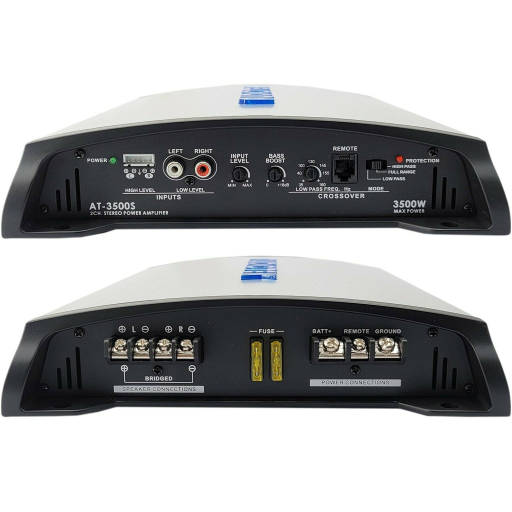 Audiotek Full Range 3500 WATTS  2 Channel Class A/B Stereo Car Audio Amplifier - Sellabi
