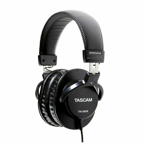 3x TASCAM TH-MX2 Close Back Recording Mixing Home Studio Headphones - Black - Sellabi
