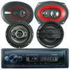 Blaupunkt Irvine70 1 Din MP3 Receiver USB + 4x Audiobank AB-6970 AB-630 Speakers - Sellabi