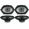 Crunch CS5768CX 500W 2-Way Full Range Coaxial Audio 5x7" 6x8" Speakers | 2 Pairs - Sellabi