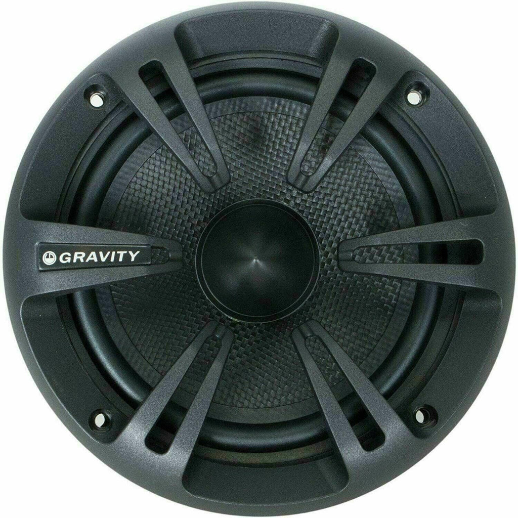 Two Pairs of Gravity 6.5-Inch 2-Way Car Component Speaker Audio System 6-1/2in - Sellabi