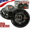 1 PAIR - CRUNCH CS653 6.5" 3-WAY 300 WATTS FULL RANGE SPEAKERS 6-1/2" CAR AUDIO - Sellabi